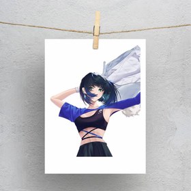 تصویر پولاروید Yelan Genshin impact 