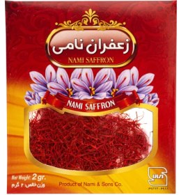 تصویر زعفران سرگل ۲ گرم پاکتی نامی 