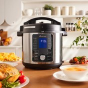 تصویر هواپز و زودپز چند منظوره کاراجا Cooker 2 in 1 6L 