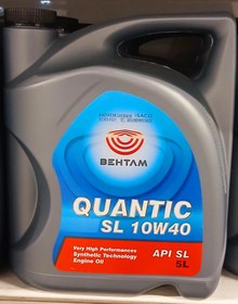 تصویر روغن موتور بهتام 10W40 SL QUANTIC پنج لیتری 