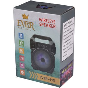 تصویر اسپیکر بلوتوثی رم و فلش خور Ever Electric Ever-615 Ever Electric Ever-615 Wireless Speaker