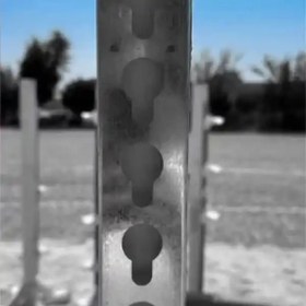 تصویر ریل موانع + میخ (کد 0134) 