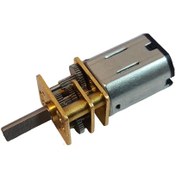 تصویر موتور گیربکس 6 ولت 50 دور مینی ZGA12 