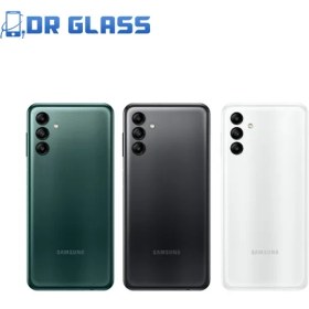 تصویر درب پشت سامسونگ A04S/A047 مشکی و سفید 