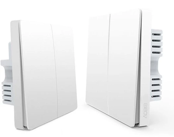 خرید و قیمت کلید هوشمند دو پل شیائومی Xiaomi QBKG03LM Aqara Wall Switch ...