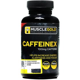 تصویر قرص کافئینکس ماسل گلد 