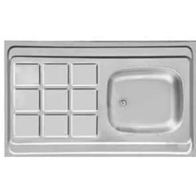 تصویر سینک روکار تک لگنه اخوان کد 60*100 