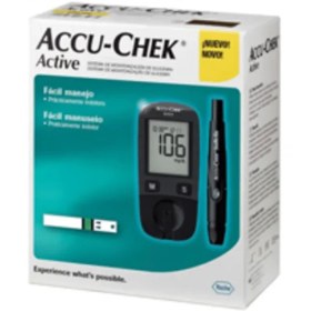 تصویر دستگاه تست قند خون اکیو چک اکتیو Accu-Chek Active Blood Glucose Testing Machine