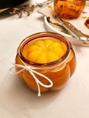 تصویر شمع جار پاییزی - ابی 