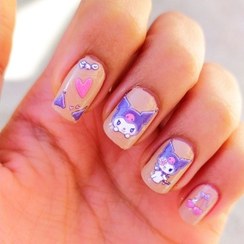 تصویر لنز ناخن برجسته مدل کرومی سری 2 