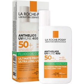 تصویر ضدآفتاب فلوئیدی لاروش پوزای مدل آنتلیوس SPF50 