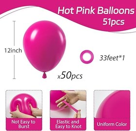 تصویر بادکنک سرخابی 12 اینچی 