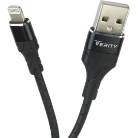 تصویر کابل شارژ یو اس بی به لایتنینگ وریتی Verity USB to Lightning Data Cable مدل CB 3133i 