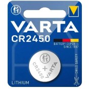 تصویر باتری سکه ای وارتا CR2450 ا Varta CR2450 Lithium Coin Cell Battery Varta CR2450 Lithium Coin Cell Battery