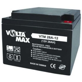 تصویر باتری یو پی اس 12 ولت 28 آمپر ولتامکس VOLTAMAX 28AH - 12V VRLA Battery