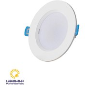 تصویر چراغ سقفی توکار 9 وات پرتو نور توس - آفتابی 