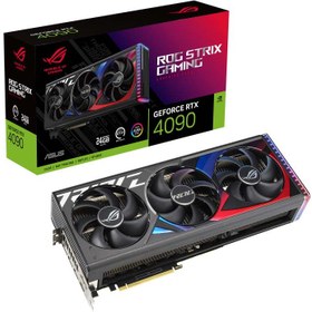 تصویر کارت گرافیک ایسوس مدل ROG Strix GeForce RTX 4090 با حافظه 24 گیگابایت ASUS ROG Strix GeForce RTX 4090 24GB GDDR6X Graphics Card