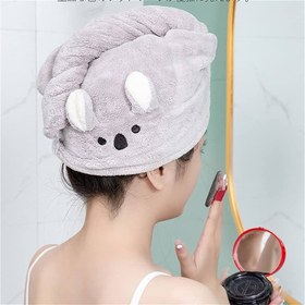 تصویر حوله سر جادویی میکروفایبر 