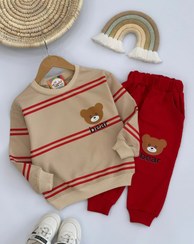 تصویر دورس وشلوار تدی bear کد ۳۱۷۷ سایز۳۵/۴۰/۴۵/۵۰/۵۵ مناسب ۱سال تا ۹ سال