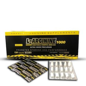 تصویر قرص ال آرژنین ژن استار 120 عددی ا L-Arginine L-Arginine