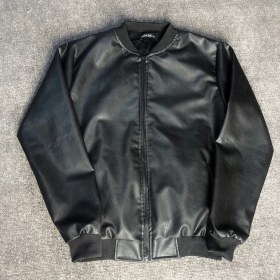 تصویر کاپشن چرم خلبانی 