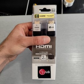 تصویر کابل HDMI دومتری برند ال جی با کیفیت 4k 