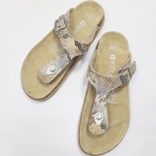 تصویر صندل زنانه مدل لا انگشتی طرح دار برند اسمارا کد sh413 