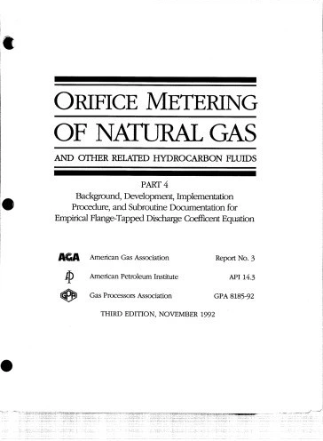 خرید و قیمت دانلود کتاب Orifice Metering Of Natural Gas (AGA 3) Part 4 ...