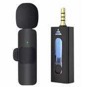 تصویر میکروفن یقه ای بی سیم مدل K35 K35 Microphone