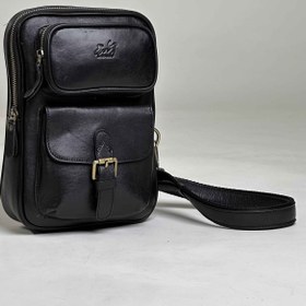 تصویر کیف چرم دوشی مردانه aso104 