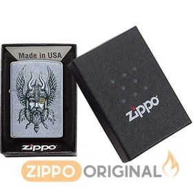 تصویر فندک زیپو مدل Zippo Viking Warrior Design کد 29871 Zippo Viking Warrior Design Lighter 29871