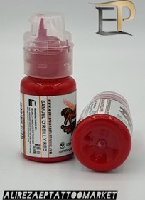 تصویر رنگ تاتو ساموئل مدل Really Red 