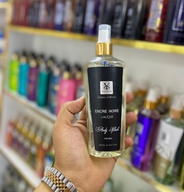 تصویر بادی اسپلش شمیاس مردانه لالیک انکر نویر جانوین |johnwin Lalique Encre Noire body splash 