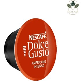 تصویر کپسول قهوه دولچه گوستو آمریکانو اینتنسو Americano Intenso Nescafé Dolce Gusto Americano Intenso