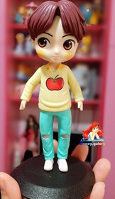 تصویر خرید و قیمت اکشن فیگور جی هوپ از بی تی اس مدل لباس اسپرت جدید j_hope _bts Qposket j_hope figure