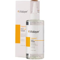 تصویر تونر ویتالیر حاوی ویتامین سی 200 میل Vitamin C Face Toner Vitalayer 200ml