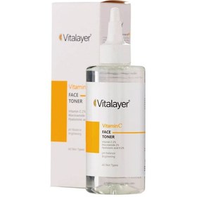 تصویر تونر ویتالیر حاوی ویتامین سی 200 میل Vitamin C Face Toner Vitalayer 200ml