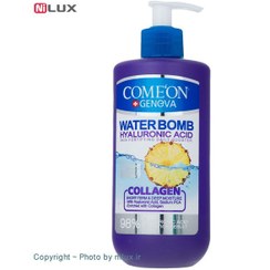 تصویر کرم ژل آبرسان کامان واتر بمب ( پمپی ) حاوی کلاژن مناسب انواع پوست حجم 500 میل Comeon Face Moisture Water Bomb With Hyaluronic Acid & Collagen 500ml