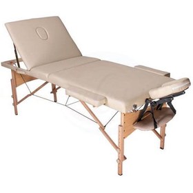 تصویر تخت ماساژ تاشو کانفی کر مدل پایه چوبی Portable Bed massage Confycare