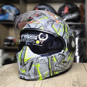 تصویر کلاه کاسکت فک جداشو ردلاین 