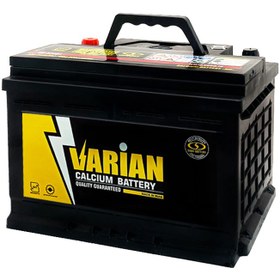 تصویر باتری خودرو واریان 74 آمپر ا Car battery VARIAN 74 amp Car battery VARIAN 74 amp