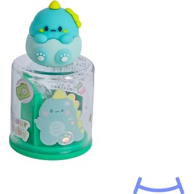 تصویر تراش فانتزی دو قلو طرح دایناسور 