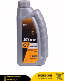 تصویر روغن موتور کیکس مدل 10W-40 اصلی ساخت کره چهار لیتری Kixx 10W-40 4lit