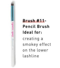 تصویر براش خط چشم بی اچ کازمتیک - #۱۱ Pencil brush bh cosmetics