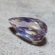 تصویر نگین آمیترین معدنی تراش اشکی جواهری 