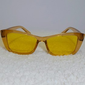 تصویر عینک صفحه زرد شفاف 