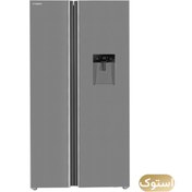 تصویر یخچال فریزر ساید بای ساید استوک Open Box - ایکس ویژن 30 فوت مدل TS666 ASD - استیل 
