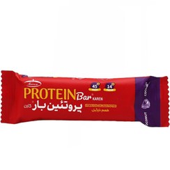 تصویر پروتئین بار 45 گرمی کارن - 12 عددی / بادام زمینی Karen Protein Bar Chocolate