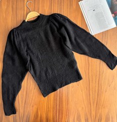 تصویر بافت مشکی موهر خیلی لطیف و‌ناز برندH&m 