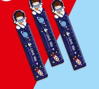 تصویر خط کش فضانورد چوبی یک عدد مطابق عکس